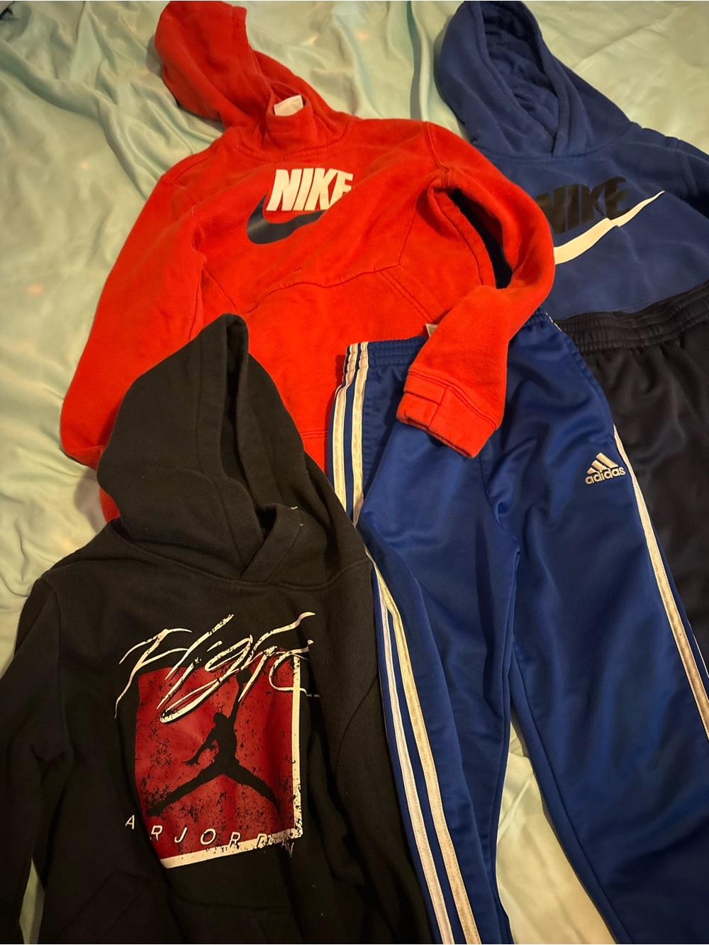 Nike Red Pullover Hoodie - Kids